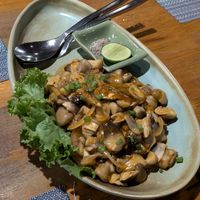 Vegan mushroom lok lak at Banlle in Siem Reap