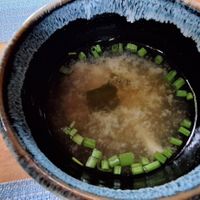 Miso soup at Banlle in Siem Reap