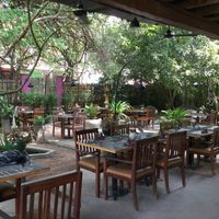 seating at Banlle in Siem Reap