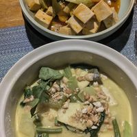 Vegan amok and sweet and sour tofu at Banlle in Siem Reap