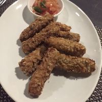 Eggplant Tempura at Banlle in Siem Reap