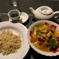 Vegetable curry at Banlle in Siem Reap