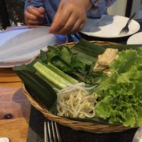 spring your own ricepaper roll （fun and tasty） at Banlle in Siem Reap