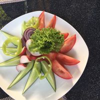 Mixed veggies (cold snack) at Platan in Samarkand