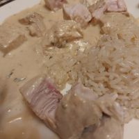 Raw chicken after more than 1 hour wait at Minzifa in Bukhara