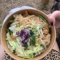 rice noodles with veggies and tofu at Quy Nguyen - Vegan Living in Berlin