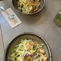 bowls with rice noodles at Quy Nguyen - Vegan Living in Berlin