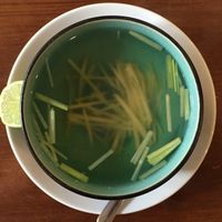 ginger lemongrass tea at Quy Nguyen - Vegan Living in Berlin