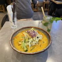 Udon in curry broth   at Quy Nguyen - Vegan Living in Berlin