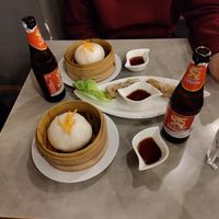 Bao buns and crispy spring rolls number 2 and 3 at Quy Nguyen - Vegan Living in Berlin