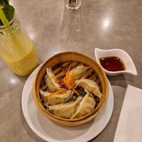5,90 dumplings and 4,90 drink at Quy Nguyen - Vegan Living in Berlin