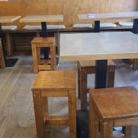 Seating indoors at Quy Nguyen - Vegan Living in Berlin