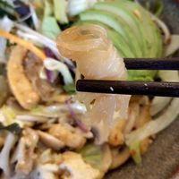 Avocado Konjak - close-up of konjak noodles at Quy Nguyen - Vegan Living in Berlin