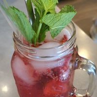 Raspberry lemonade at Quy Nguyen - Vegan Living in Berlin
