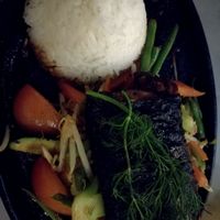 fried seaweed and tofu at Quy Nguyen - Vegan Living in Berlin