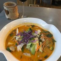 Curry glass noodle pho bowl at Quy Nguyen - Vegan Living in Berlin