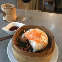 Giant steamed vegetables/mushroom filled bun at Quy Nguyen - Vegan Living in Berlin