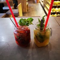 Red sensation  and Green ice tea at Quy Nguyen - Vegan Living in Berlin