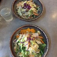 Pho soup, stir fried pho. Both very delicious. at Quy Nguyen - Vegan Living in Berlin