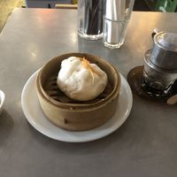 Banh bao and vietnamese coffee! at Quy Nguyen - Vegan Living in Berlin
