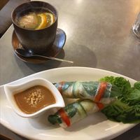 Summer Rolls and Ginger Orange Tea at Quy Nguyen - Vegan Living in Berlin