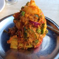 cucumber salad at Taste of The Himalayas in La Jolla