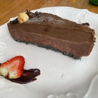 Hazelnut cake at Organico Fortuna in La Fortuna