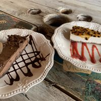 Cheese cake at Organico Fortuna in La Fortuna