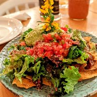 Nachos at Organico Fortuna in La Fortuna