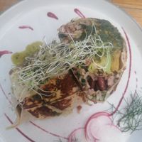 Vegan burrito at Organico Fortuna in La Fortuna