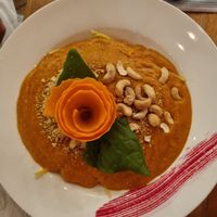 Cashew Pasta at Organico Fortuna in La Fortuna