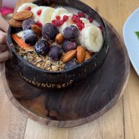The marvelous smoothie bowl  at Organico Fortuna in La Fortuna