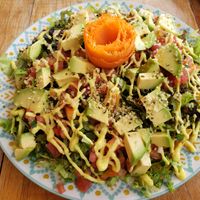Vegan nachos at Organico Fortuna in La Fortuna