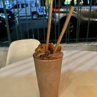 Chocolate "milkshake”  at Organico Fortuna in La Fortuna