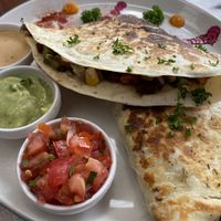 Quesadillas   at Organico Fortuna in La Fortuna