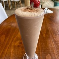 Chocolate milkshake  at Organico Fortuna in La Fortuna