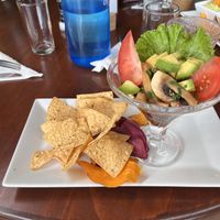 Mushroom ceviche  at Organico Fortuna in La Fortuna