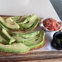 Avocado toast veganized   at Organico Fortuna in La Fortuna