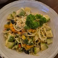 Hard pasta at Organico Fortuna in La Fortuna