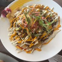 Delicious nachos  at Organico Fortuna in La Fortuna