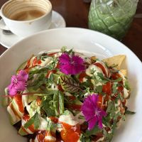 Chilaquiles 🤤  at Organico Fortuna in La Fortuna