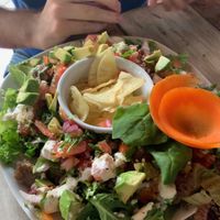 Vegan nachos at Organico Fortuna in La Fortuna