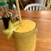Delicious smoothie! at Organico Fortuna in La Fortuna