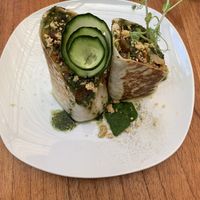 Tico burrito (vegan) at Organico Fortuna in La Fortuna