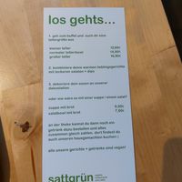 Prices at Sattgrün in Essen