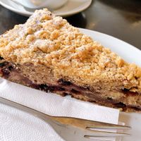 blueberry crumble  at Cafe Kopi in Hannover