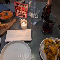 Buffalo cauli tacos and meatballs at Bar Bombon in Philadelphia