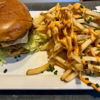 Double Chorizo Burger at Bar Bombon in Philadelphia