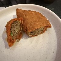 Philly steak empanadas   at Bar Bombon in Philadelphia