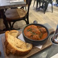 Spanish meatballs  at Bar Bombon in Philadelphia